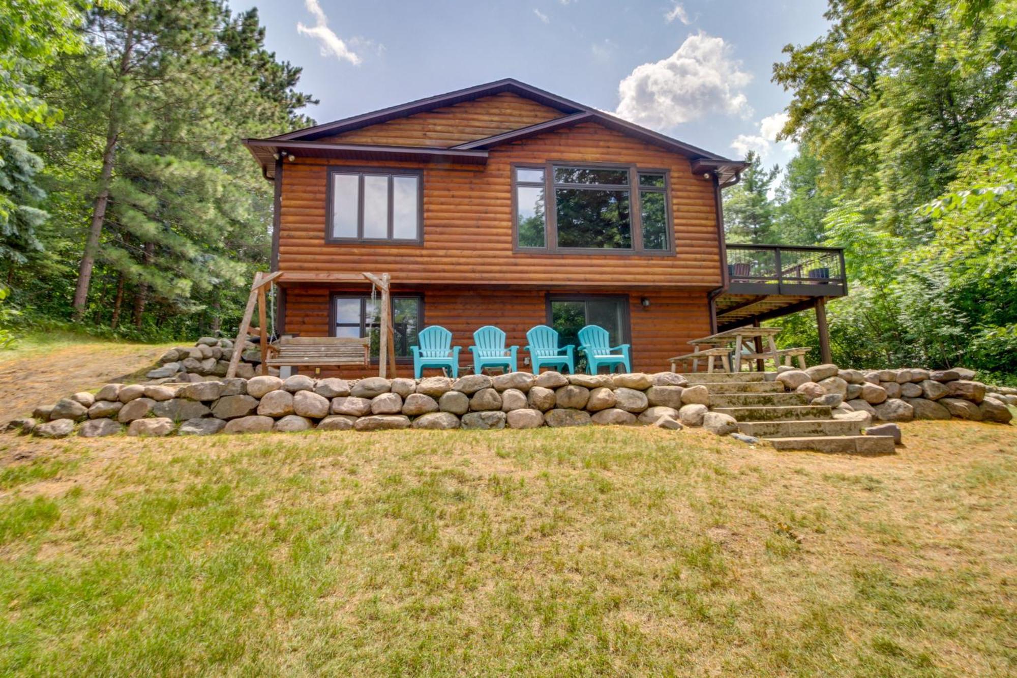 Beautiful Breezy Point Home With Beach And Dock! Pequot Lakes Eksteriør billede