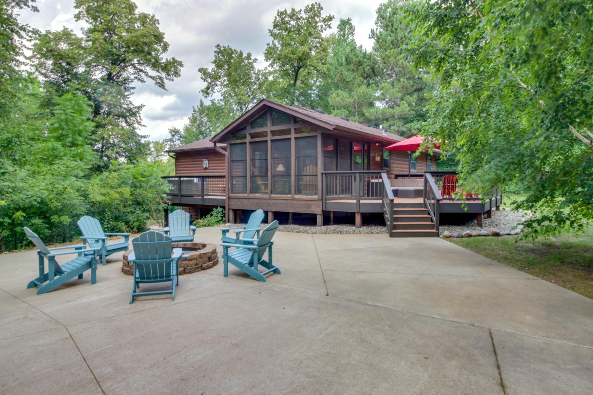 Beautiful Breezy Point Home With Beach And Dock! Pequot Lakes Eksteriør billede